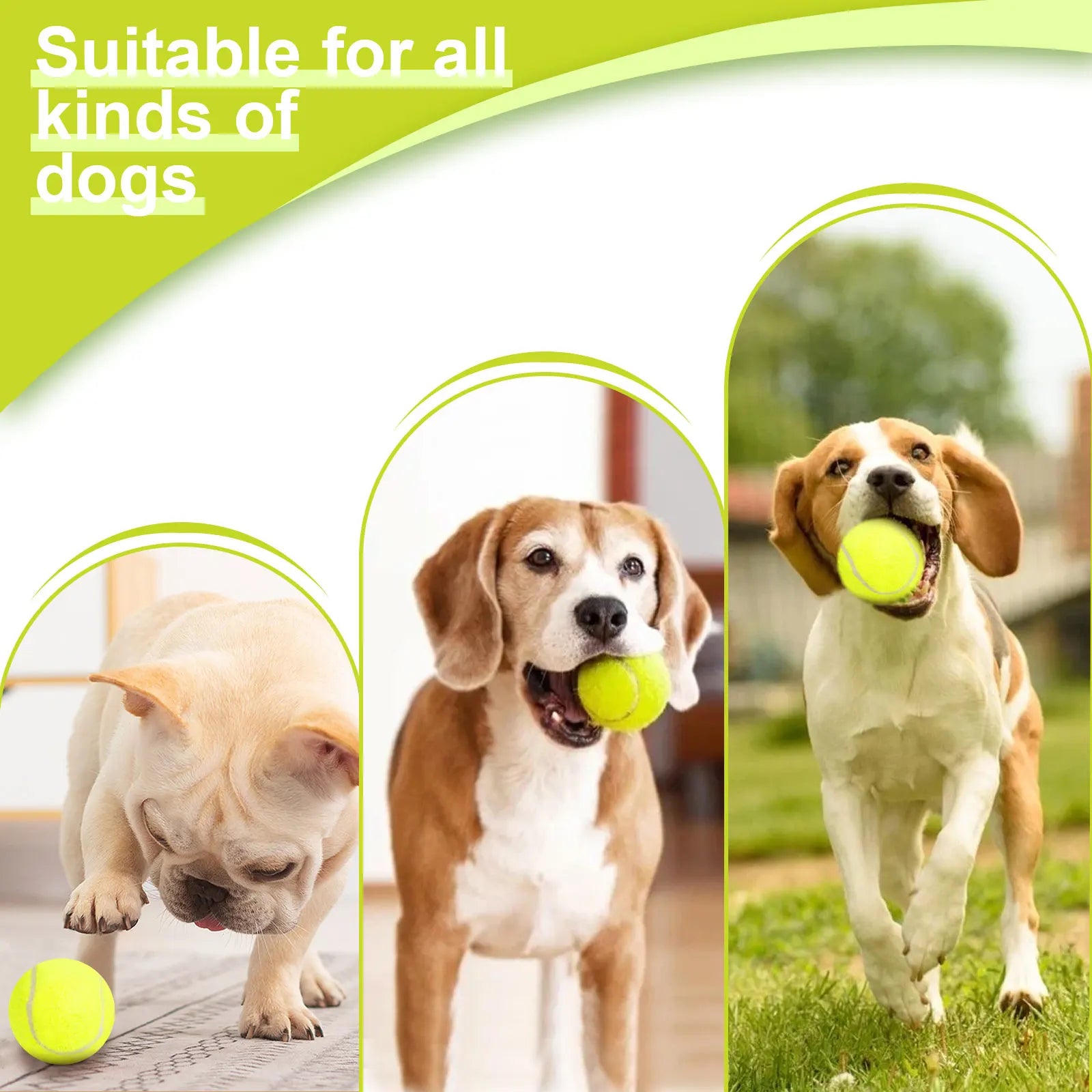 Lanceur Automatique de Balles pour Chien Rechargeable – Lance-Balles Interactif avec 3 Distances & 3 Balles Incluses