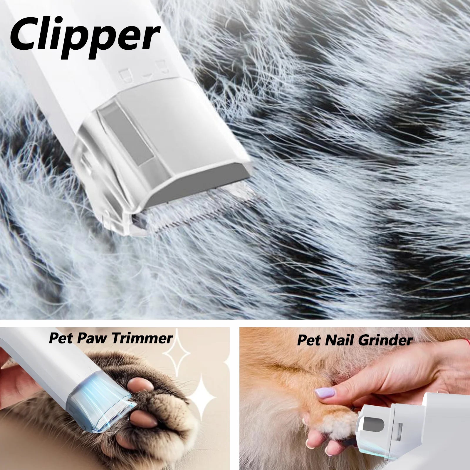 Dog Grooming Vacuum & Pet Grooming Kit with 1L Capacity Larger Pet Hair Dust Cup Dog Brush Vacuum for Pet Hair Vacuum Cleaner