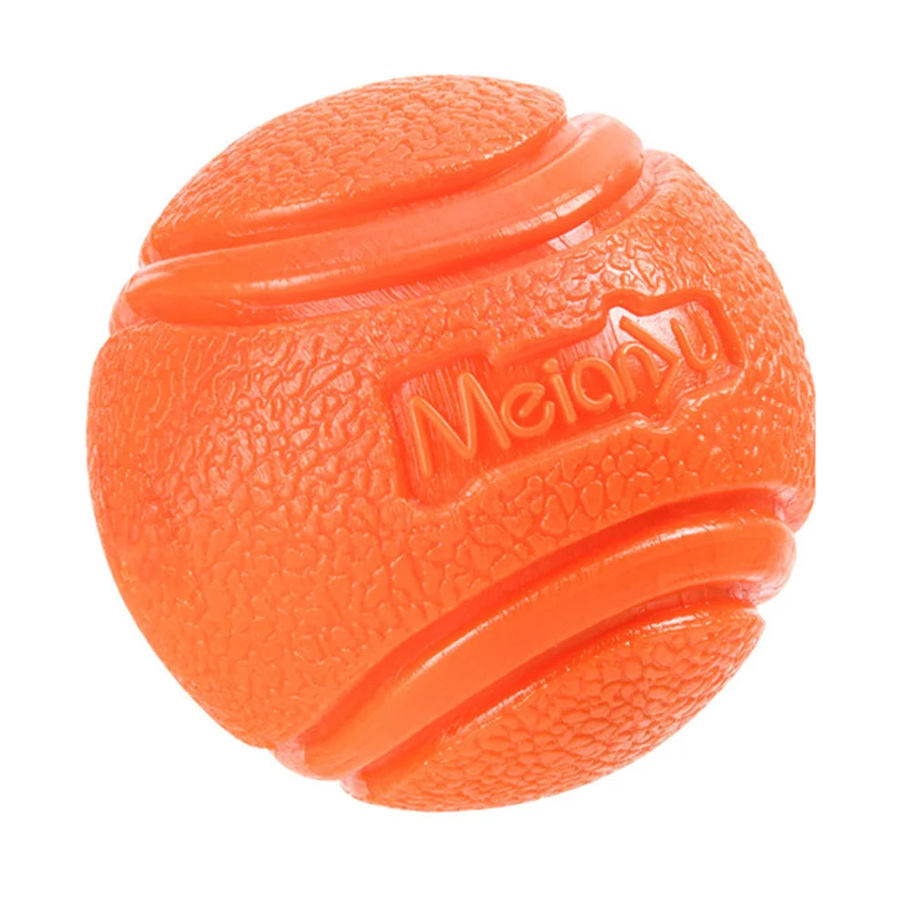 Balle Pleine en Caoutchouc Ultra-Résistante pour Chien – Balle Rebondissante Indestructible pour Mastication, Lancer-Rapporter & Dressage