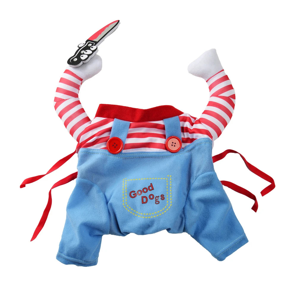 Costume Déguisement Cosplay pour Chien & Chat – Tenue Rigolote et Confortable pour Halloween, Fêtes & Photos
