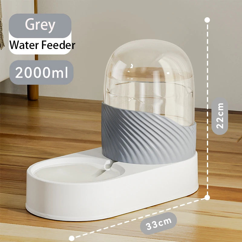 Distributeur Automatique par Gravité 3,8 L pour Chien – Fontaine à Eau & Distributeur de Croquettes Grande Capacité