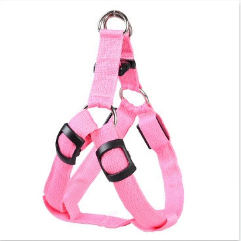 Harnais Lumineux LED pour Chien Rechargeable USB – Harnais de Poitrail Anti-Traction Haute Visibilité Nuit & Anti-Perte
