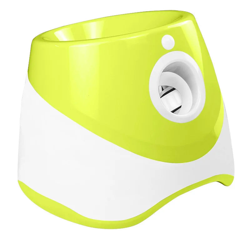 Lanceur de Balles Automatique Rechargeable pour Chien – Machine de Lancer Interactive Sans Fil d'Extérieur, Jeu de Poursuite & 3 Balles Incluses