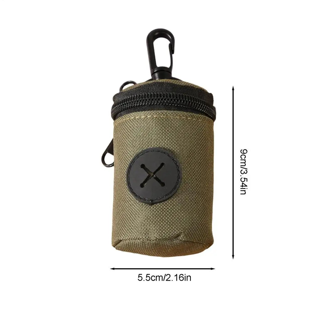 Outdoor dog walking poop bag pet waste bag storage Convenient traction clip wear-resistant Efficient dispenser bracket