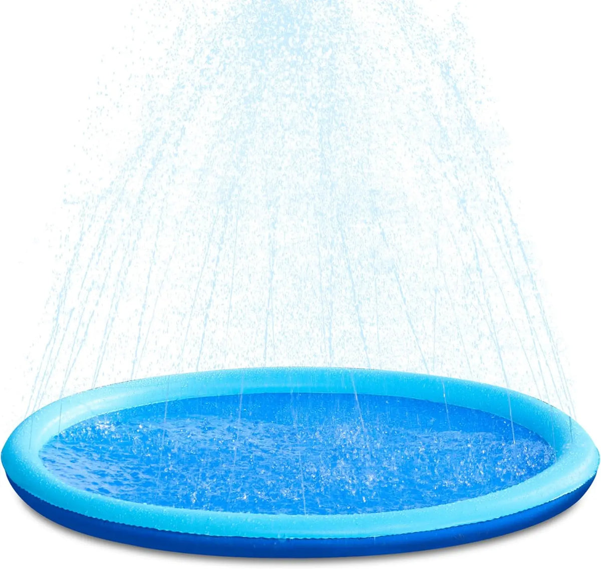 Tapis de Jeu à Jets d'Eau Rafraîchissant pour Chien & Enfants – Splash Pad Antidérapant en PVC Épaissi, Fontaine de Jardin pour l'Été