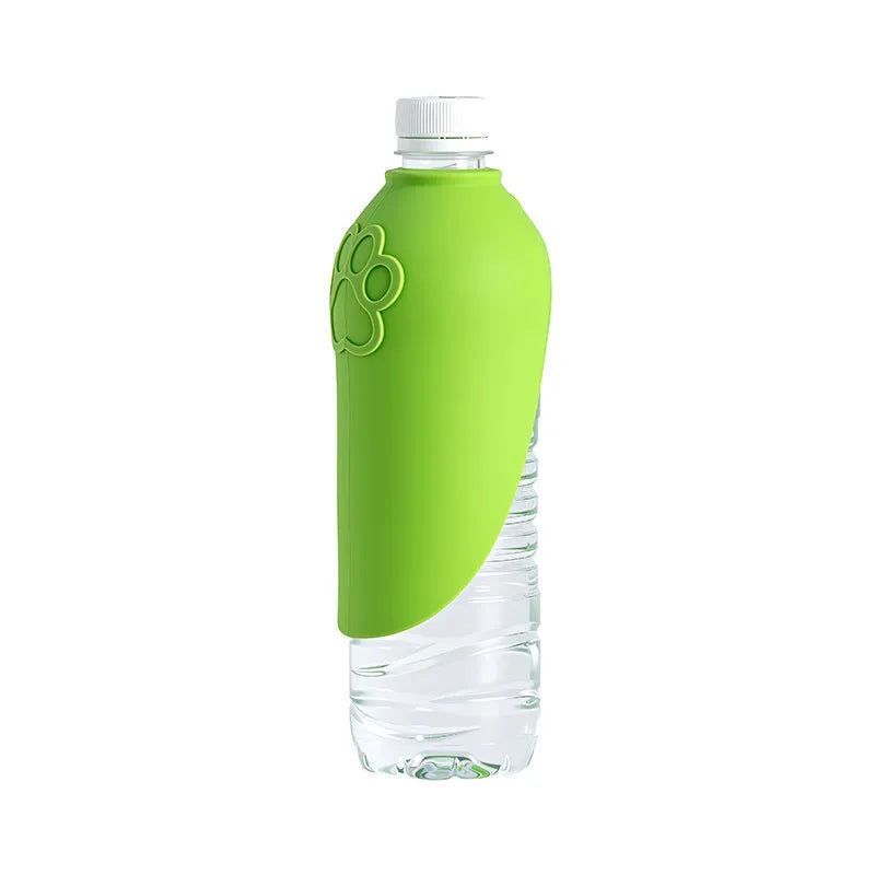 Gourde Pliable Portable pour Chien & Chat – Bouteille d'Eau de Voyage avec Écuelle Rabattable & Embout Interchangeable pour Randonnée