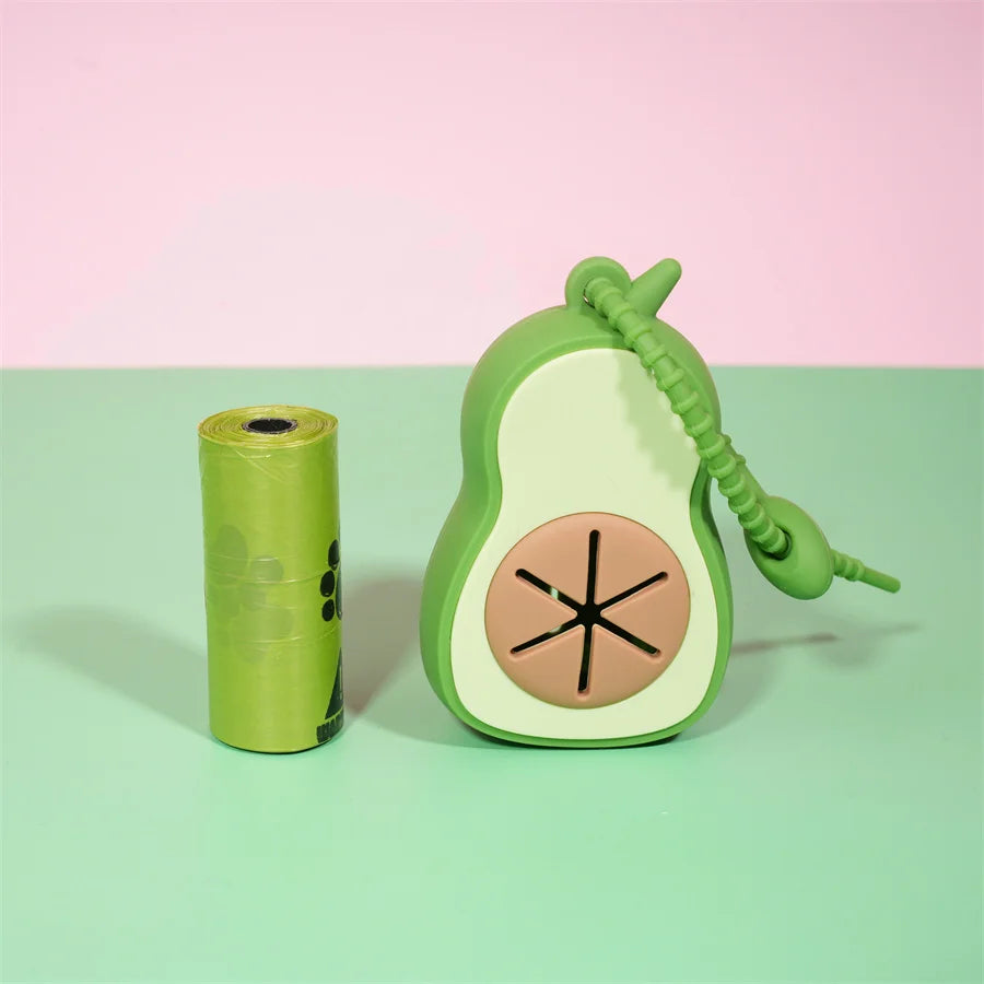 Distributeur de Sacs à Déjections Canines Avocat – Porte-Sacs Rigolo avec Mousqueton pour Laisse