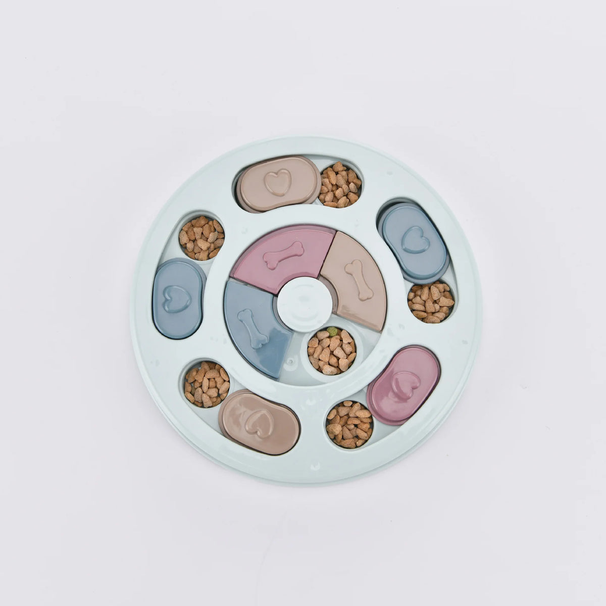 Puzzle Interactif Distributeur de Friandises pour Chien – Jeu d'Enrichissement Mental QI & Gamelle Anti-Glouton pour Petit, Moyen & Grand Chien