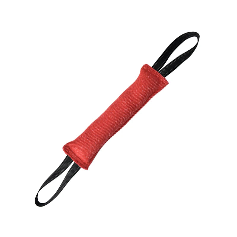 Boudin de Mordant en Toile de Jute pour Chien – Coussin de Traction & Dressage Ultra-Résistant avec Poignées Solides