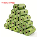 Dog Poop Bags Biodegradable Leak Proof Pet Waste Bags for Dog Walking Outdoor Cleaning Bag Pack Pet Supplies