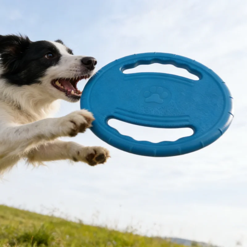 Dogs EVA Flying Disc Tooth Chew Play Train Toy Indestructible Pet Supplies Toys Large Safe Small Dog Joint Tough Toys Resistant