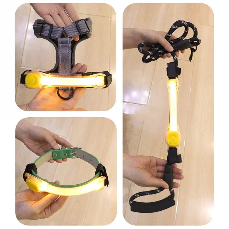 Pendentif Lumineux LED pour Chien – Clip de Sécurité Nuit Étanche & Clignotant Anti-Perte pour Collier et Harnais