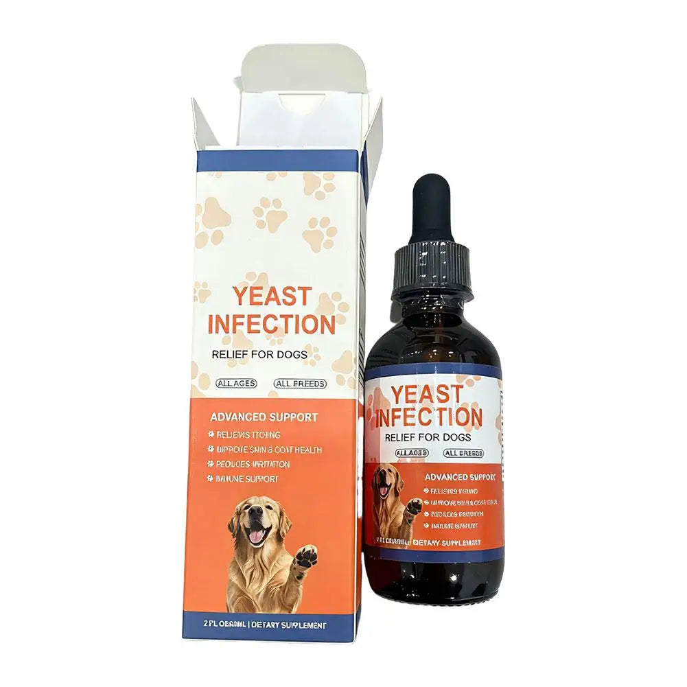 Gouttes Apaisantes Anti-Démangeaisons pour Chien – Complément Liquide aux Plantes Naturelles, Soin Peau Sensible & Pelage Sain