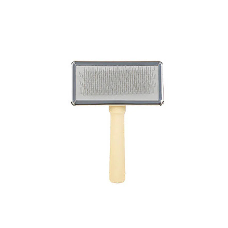 Brosse de Toilettage en Bois Massif pour Chien & Chat – Peigne Démêlant Poils Longs & Brosse Anti-Poils Maison et Voiture