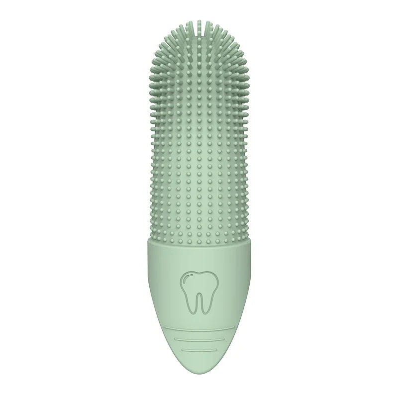 Doigtier Brosse à Dents 360° pour Chien & Chat – Brosse Dentaire en Silicone Souple Anti-Tartre & Haleine Fraîche