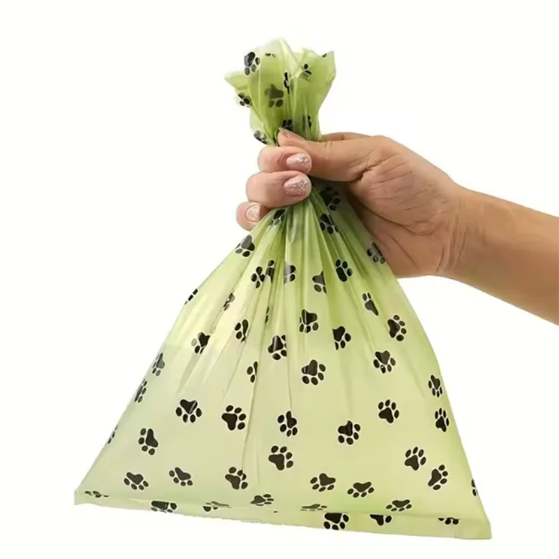 Dog Poop Bags Biodegradable Leak Proof Pet Waste Bags for Dog Walking Outdoor Cleaning Bag Pack Pet Supplies