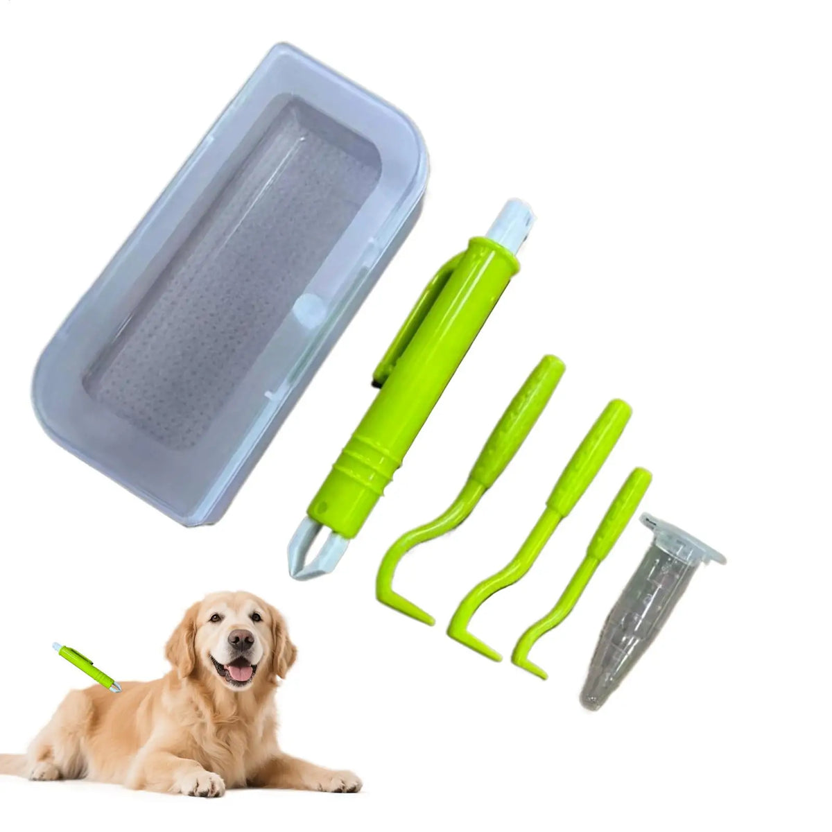 Kit Pinces Tire-Tiques & Anti-Puces Réutilisable pour Chien & Chat – Outils de Retrait Parasitaire Indolores, Toilettage & Premiers Secours