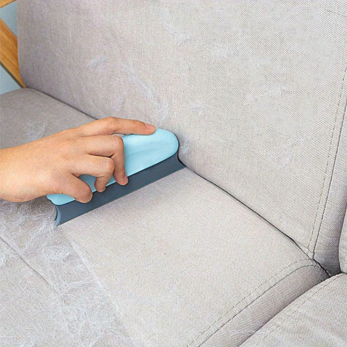 Brosse Anti-Poils Réutilisable pour Chien & Chat – Épilation Textile Écologique pour Canapés, Vêtements, Tapis & Sièges de Voiture