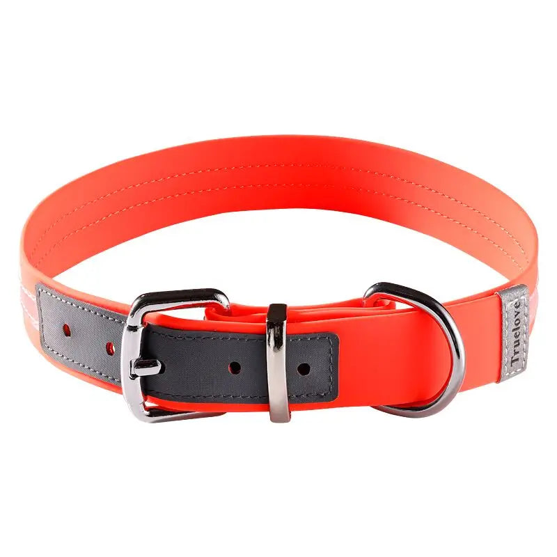 Collier Imperméable & Anti-Odeur Truelove pour Chien – Collier en PVC Étanche Réfléchissant, Réglable & Facile à Nettoyer (TLC5521)