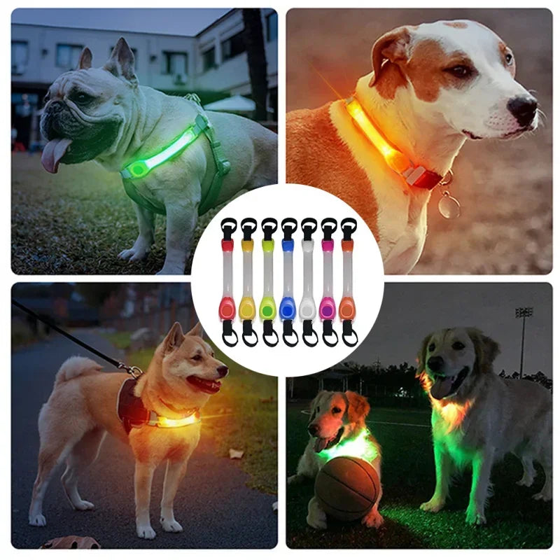 Pendentif Lumineux LED pour Chien – Clip de Sécurité Nuit Étanche & Clignotant Anti-Perte pour Collier et Harnais