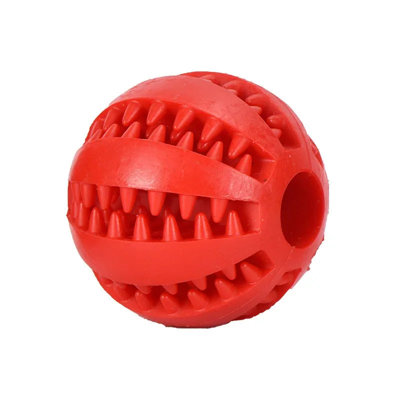 Balle Interactive pour Chien & Chiot – Jouet en Caoutchouc Distributeur de Friandises & Nettoyeur de Dents