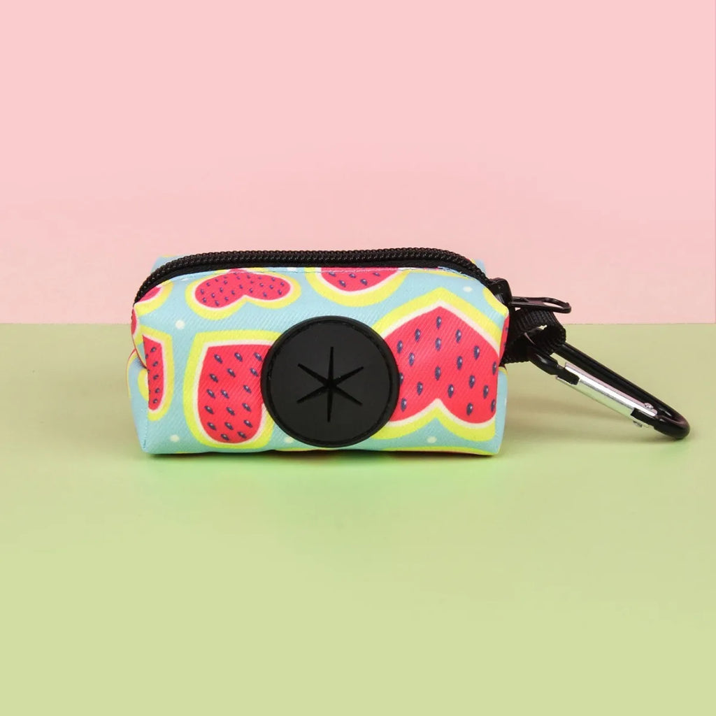 Distributeur de Sacs à Crottes pour Chien avec Attache – Porte-Sacs Déjections Canines Compact pour Laisse & Promenade