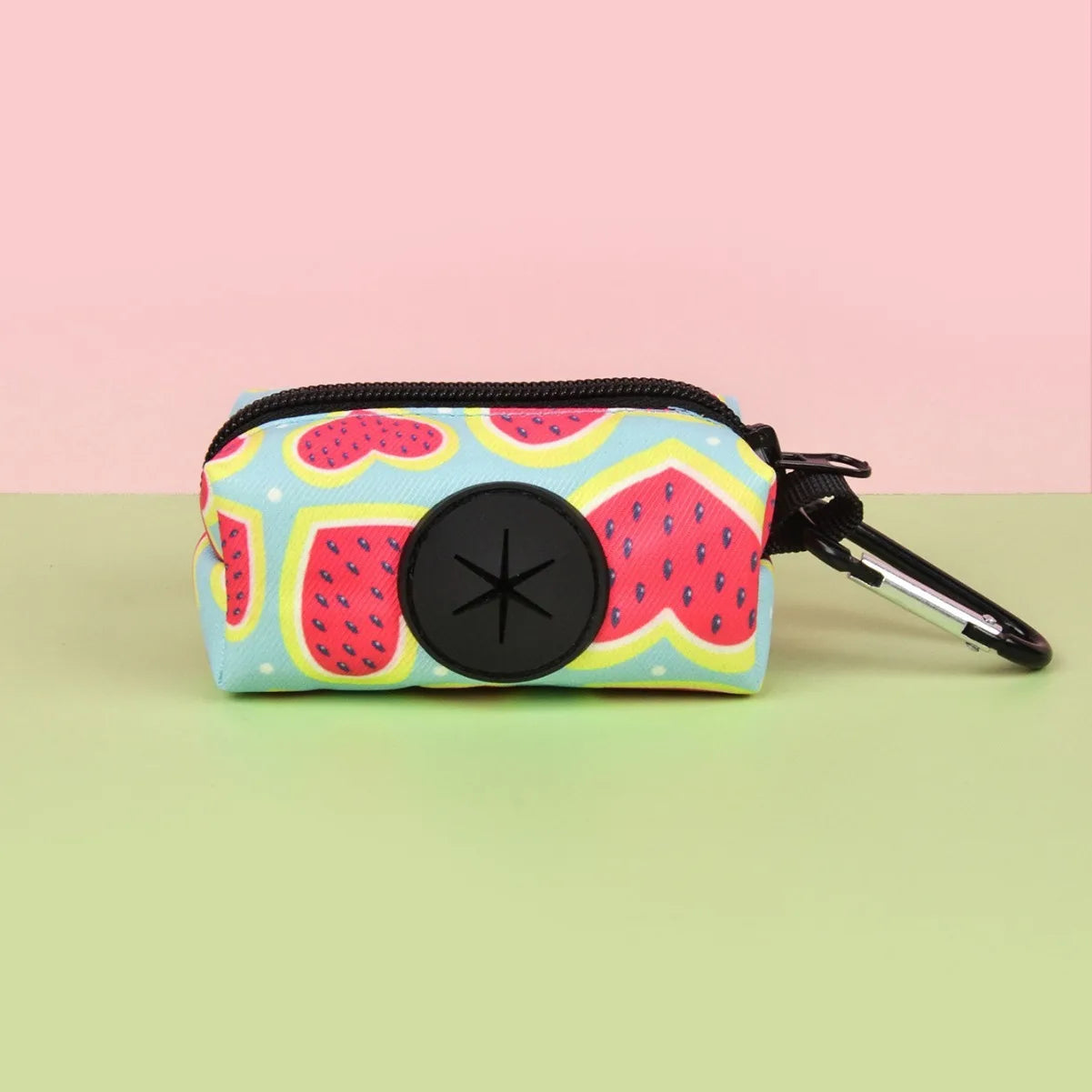 Distributeur de Sacs à Crottes pour Chien avec Attache – Porte-Sacs Déjections Canines Compact pour Laisse & Promenade