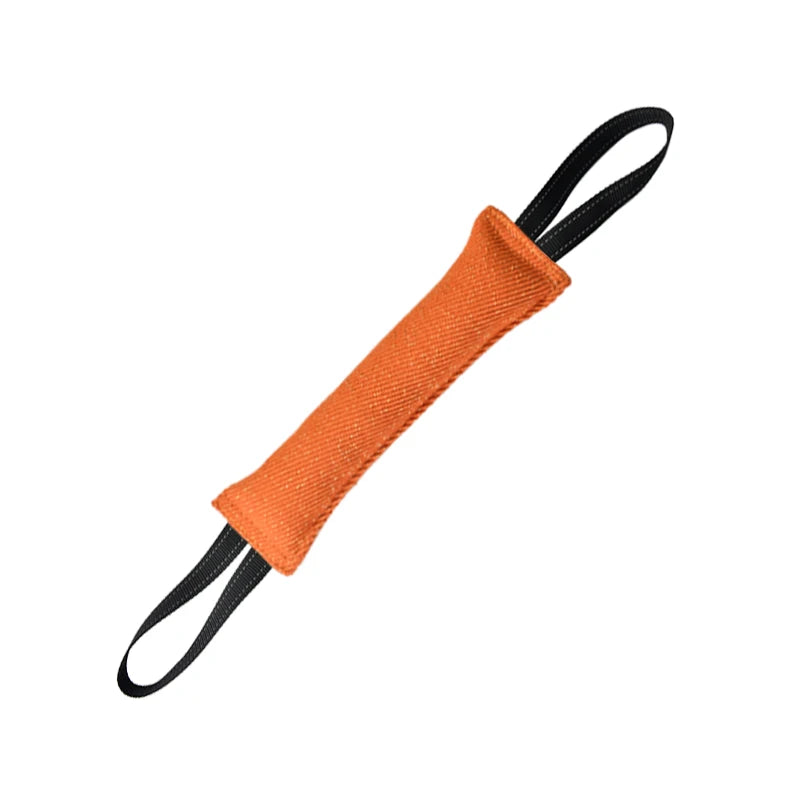 Boudin de Mordant en Toile de Jute pour Chien – Coussin de Traction & Dressage Ultra-Résistant avec Poignées Solides
