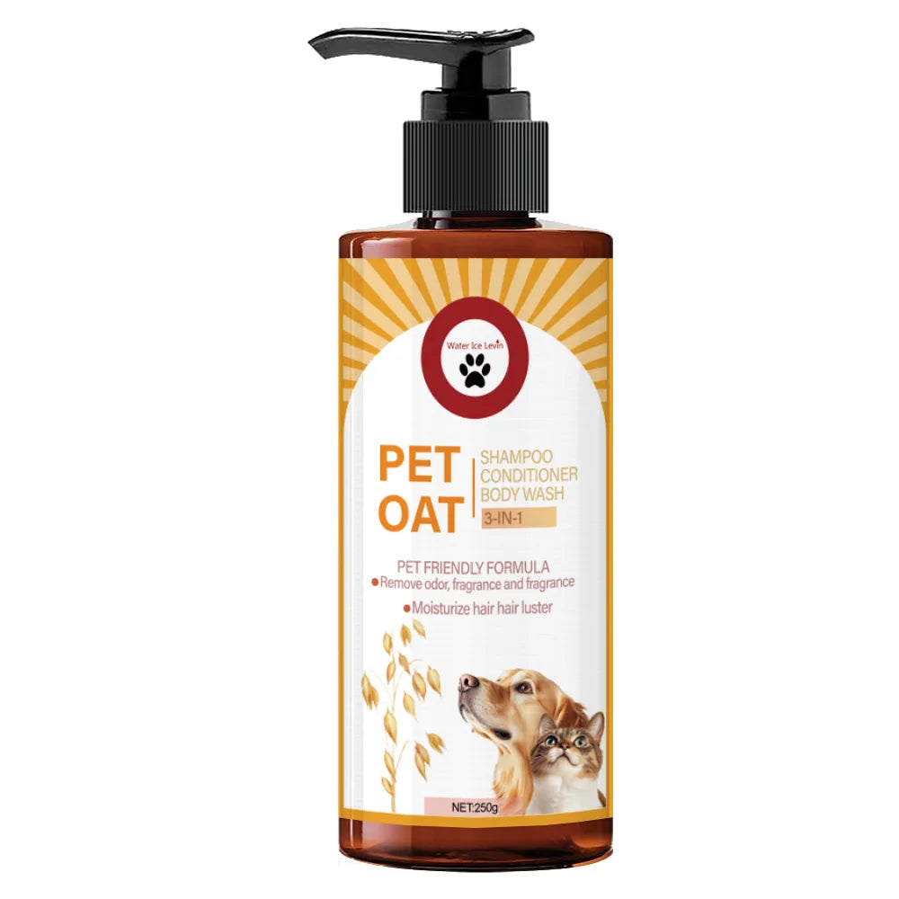 Shampoing Nettoyant & Désodorisant pour Chien & Chat (100 ml) – Soin Lavant Poil Doux, Formule Non Déshydratante & Parfum Longue Durée