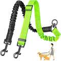 Laisse Double pour 2 Chiens avec Amortisseur Anti-Traction – Séparateur Élastique Réglable Anti-Nœuds