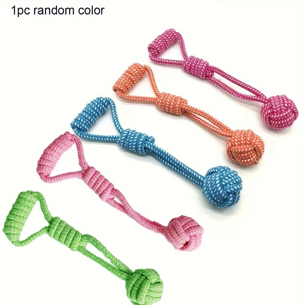 Jouet Corde avec Balle pour Chien – Corde de Traction Ultra-Résistante & Soin Dentaire Toutes Tailles