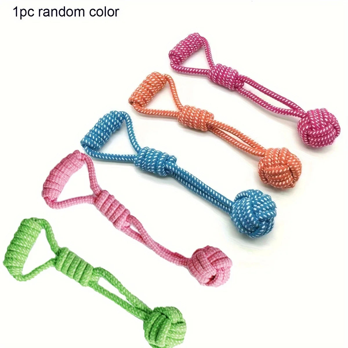 Jouet Corde avec Balle pour Chien – Corde de Traction Ultra-Résistante & Soin Dentaire Toutes Tailles