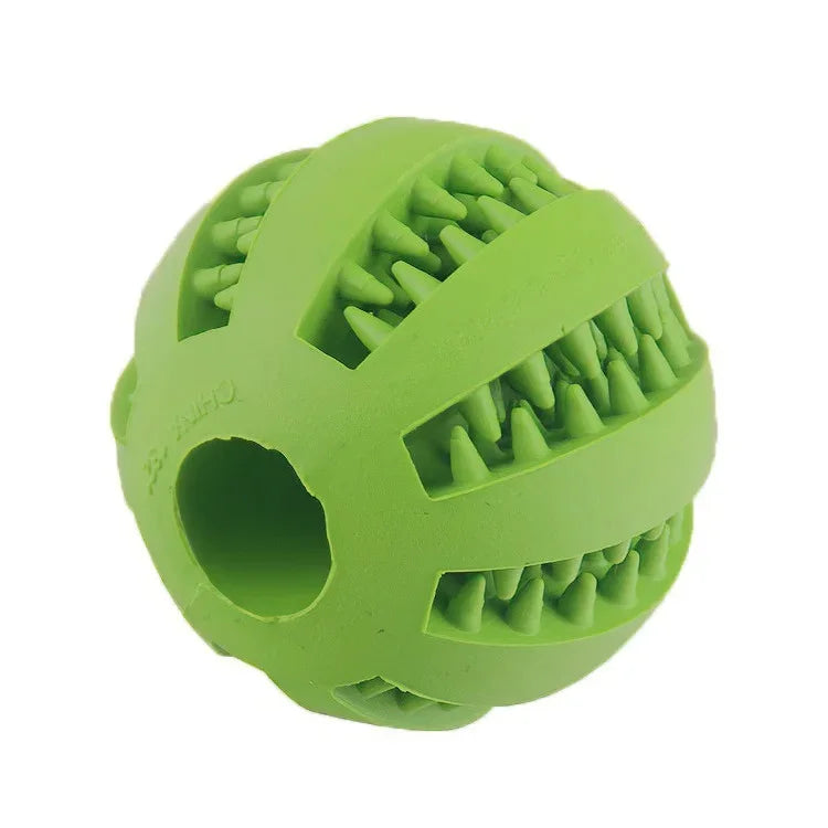 Balle Distributrice de Friandises pour Chien & Chiot – Jouet Mastication en Caoutchouc Naturel Non Toxique, Nettoyage des Dents & Anti-Stress