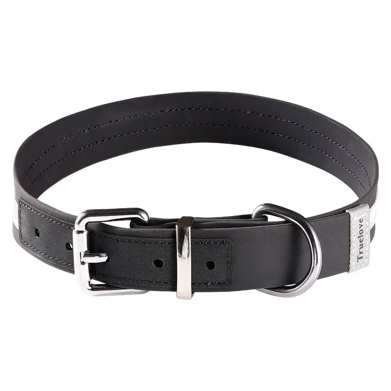 Collier Imperméable & Anti-Odeur Truelove pour Chien – Collier en PVC Étanche Réfléchissant, Réglable & Facile à Nettoyer (TLC5521)
