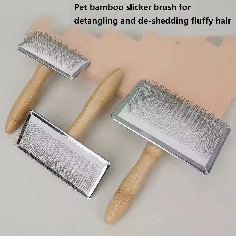 Dog Comb Brush for Dog Long Hair Cat Brush Car Animal Hair Solid Wood Pet Hair Remover Massage Cat Brush Pet Grooming