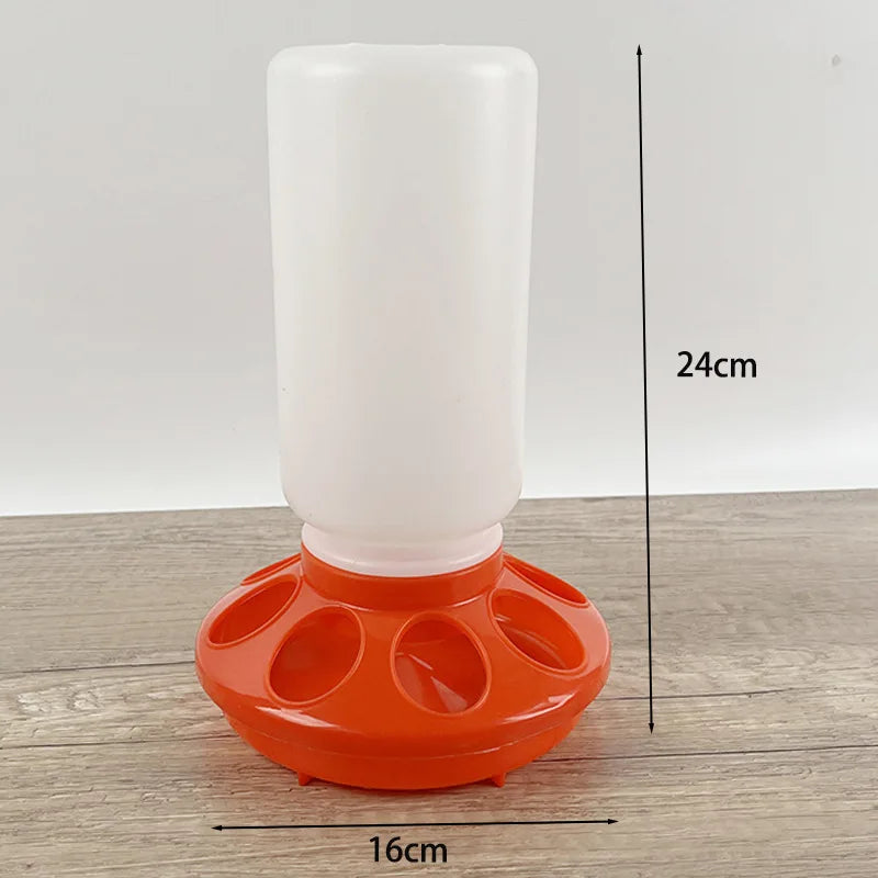 Distributeur Automatique Suspendu Eau & Nourriture – Abreuvoir Compact par Gravité pour Cage et Enclos
