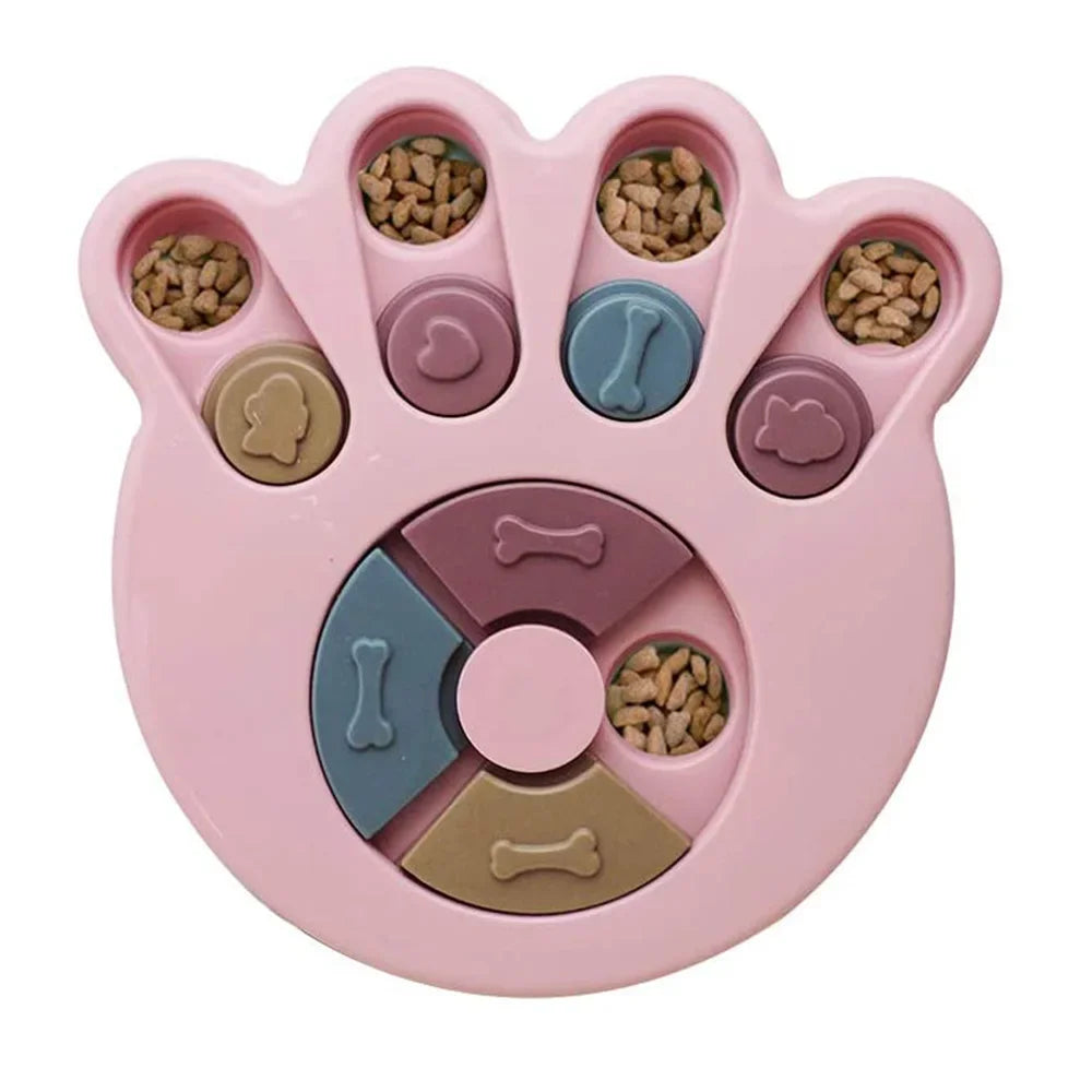Puzzle d'Alimentation Lente pour Chien & Chat – Gamelle Anti-Glouton Interactive, Jeu d'Intelligence et Distributeur de Croquettes
