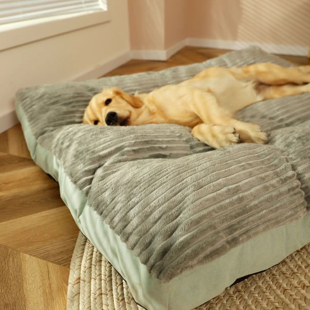 HOOPET Dog Mat Sleeping with Winter Floor Mat Removable And Washable Pet Four Seasons Universal Kennel Winter Large Dog