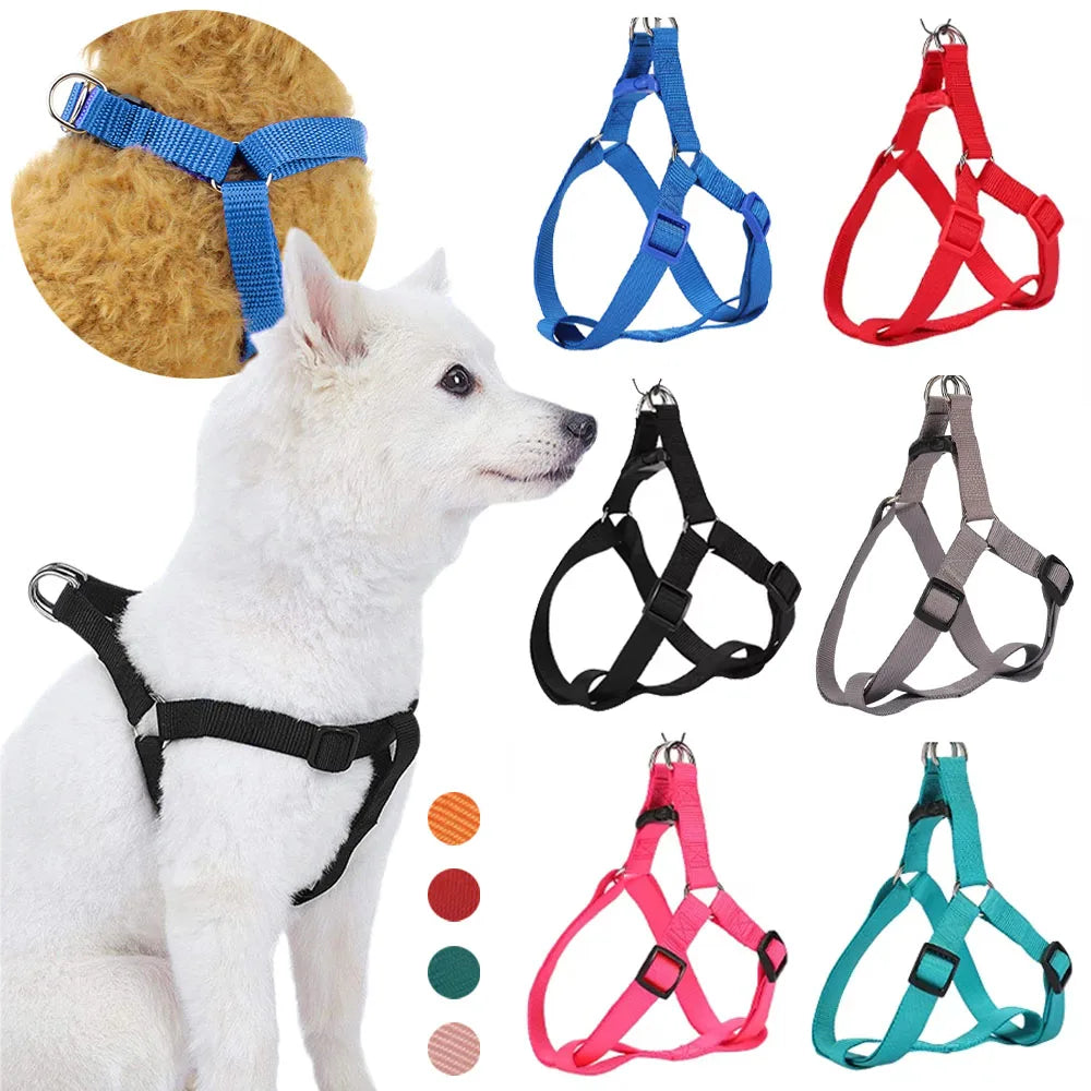 Harnais pour Chien Ergonomique & Réglable – Harnais Veste Anti-Traction Respirant pour Chiot, Moyen & Grand Chien