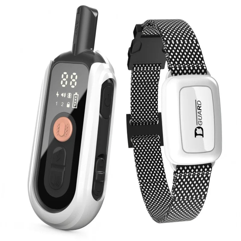 Collier de Dressage Électrique pour Chien avec Télécommande – Collier Anti-Aboiement Étanche & Rechargeable USB