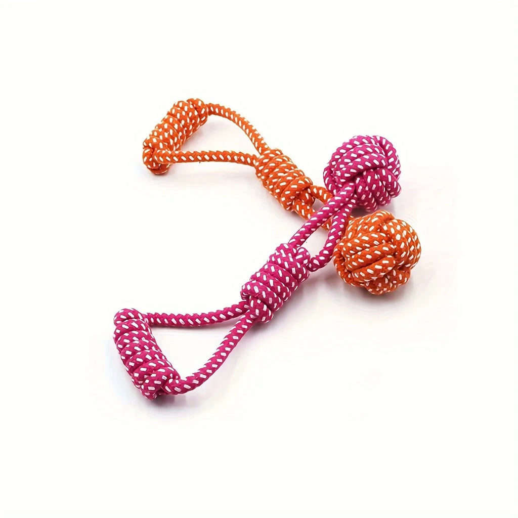 Jouet Corde avec Balle pour Chien – Corde de Traction Ultra-Résistante & Soin Dentaire Toutes Tailles