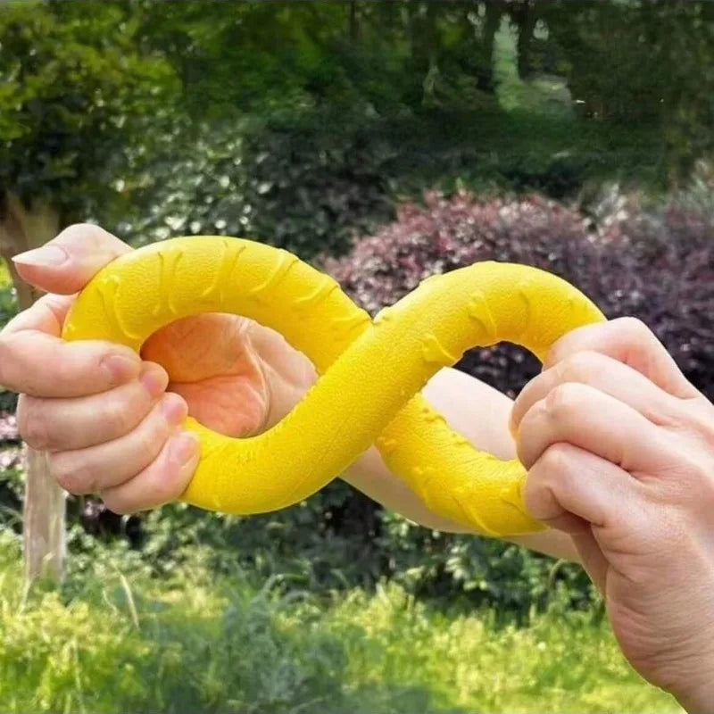 Dog Ring Toys Indestructible Chewing Flying Floating Training Tools Fetch for Small Medium Large Dogs Throwing Catching Flying