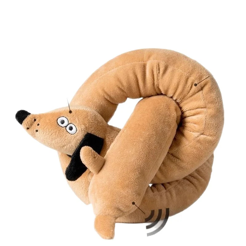 Tapis de Fouille Escargot pour Chien & Chat – Jouet d'Enrichissement Olfactif, Puzzle Mental & Doudou Sonore Anti-Glouton