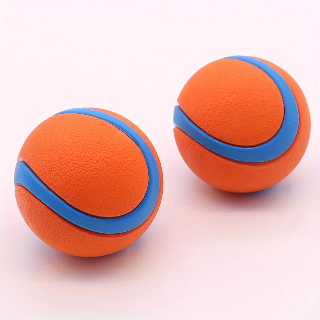 Durable Silicone Dog Chew Ball - Interactive Pet Toy for Medium Breeds, Teeth Cleaning & Playtime Fun, Dog Toys
