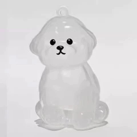 Porte-Clés Souvenir pour Poils de Chien & Chat – Pendentif Capsule Transparente pour Sac & Clés, Bijou Mémoire Animalier