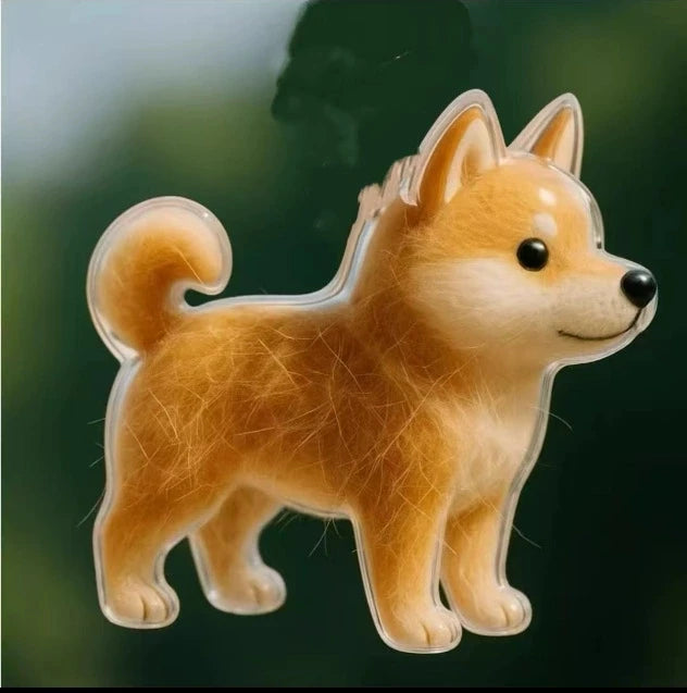 Porte-Clés Souvenir pour Poils de Chien & Chat – Pendentif Capsule Transparente pour Sac & Clés, Bijou Mémoire Animalier