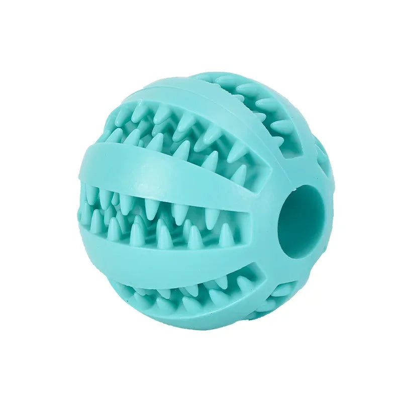 Balle Interactive pour Chien & Chiot – Jouet en Caoutchouc Distributeur de Friandises & Nettoyeur de Dents