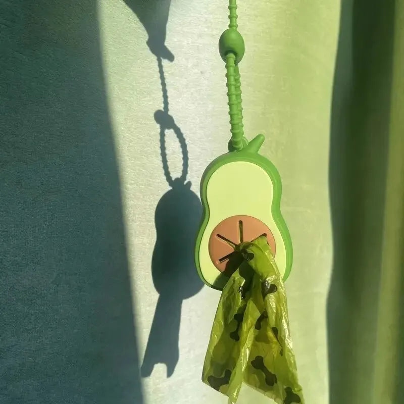 Distributeur de Sacs à Déjections Canines Avocat – Porte-Sacs Rigolo avec Mousqueton pour Laisse