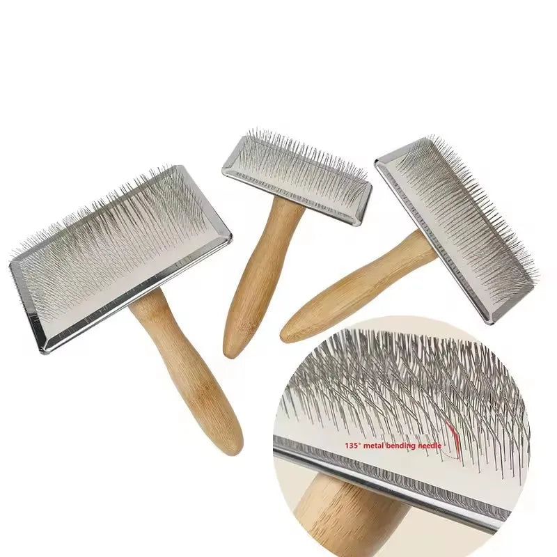 Dog Comb Brush for Dog Long Hair Cat Brush Car Animal Hair Solid Wood Pet Hair Remover Massage Cat Brush Pet Grooming