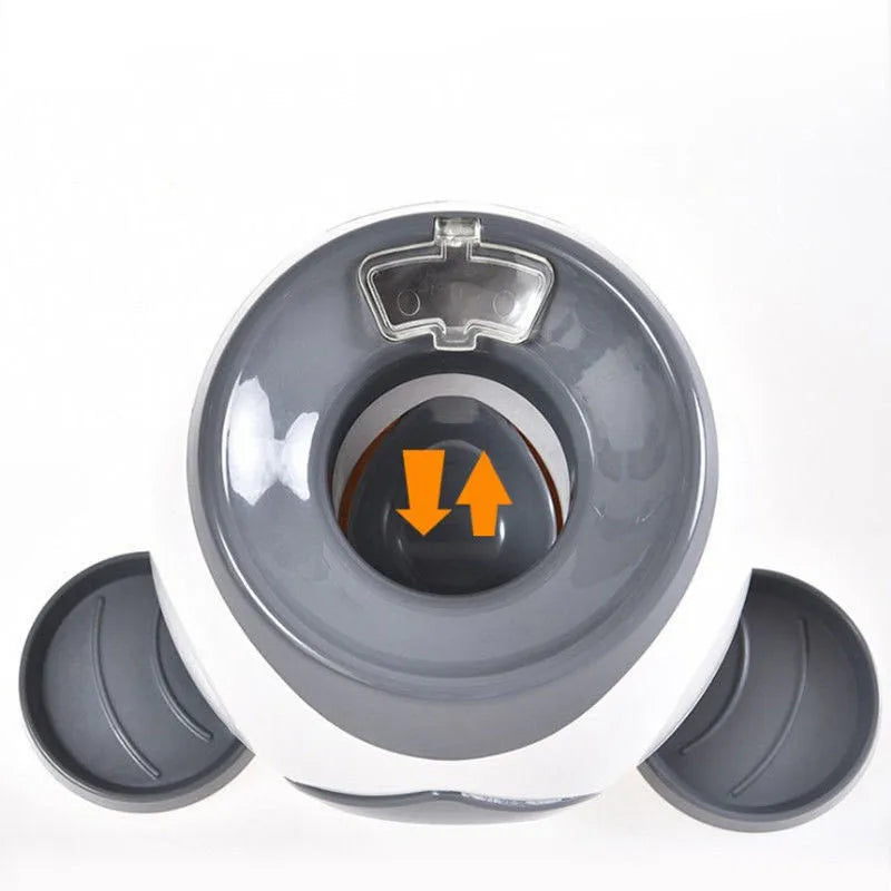 Lanceur de Balles Interactif 2-en-1 & Distributeur de Friandises pour Chien – Machine d'Entraînement au Rapport, Récompense & Stimulation Cognitive